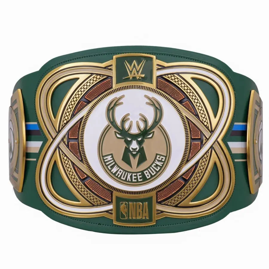 Milwaukee Bucks NBA Championship Belt Wrestling Title Belts