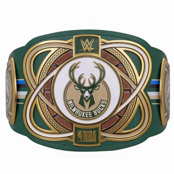 Milwaukee Bucks NBA Championship Belt Wrestling Title Belts