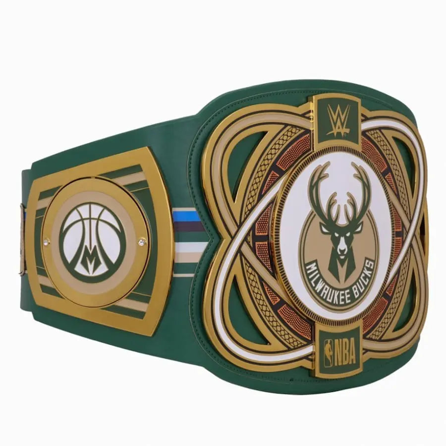 Milwaukee Bucks NBA Championship Belt Wrestling Title Belts