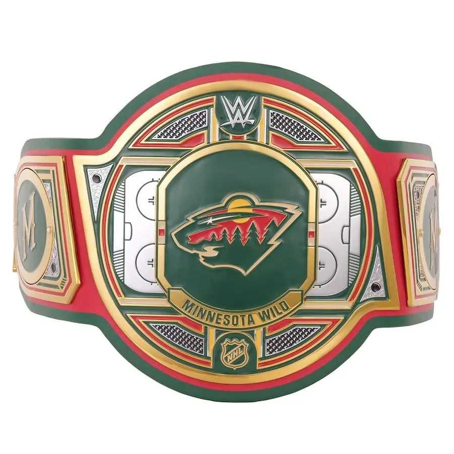 Minnesota Wild NHL Championship Belt Wrestling Title Belts