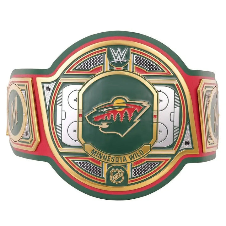 Minnesota Wild NHL Championship Belt Wrestling Title Belts