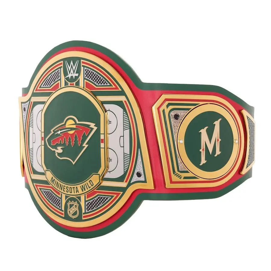 Minnesota Wild NHL Championship Belt Wrestling Title Belts