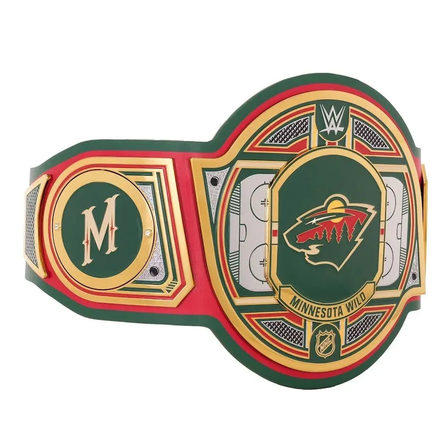 Minnesota Wild NHL Championship Belt Wrestling Title Belts