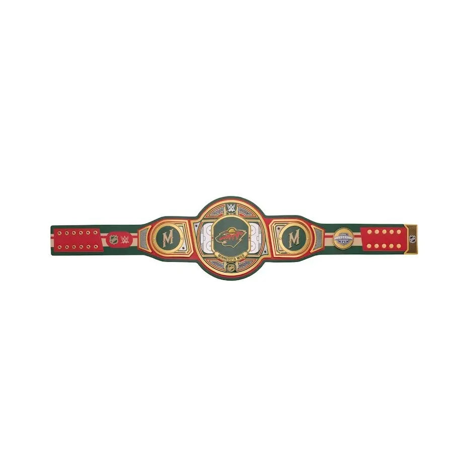 Minnesota Wild NHL Championship Belt Wrestling Title Belts