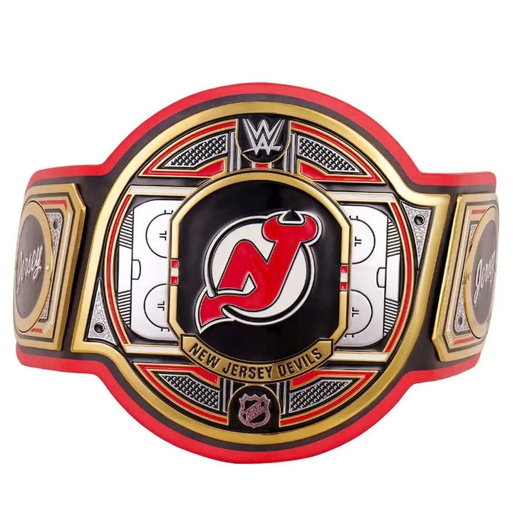New Jersey Devils NHL Championship Belt Wrestling Title Belts
