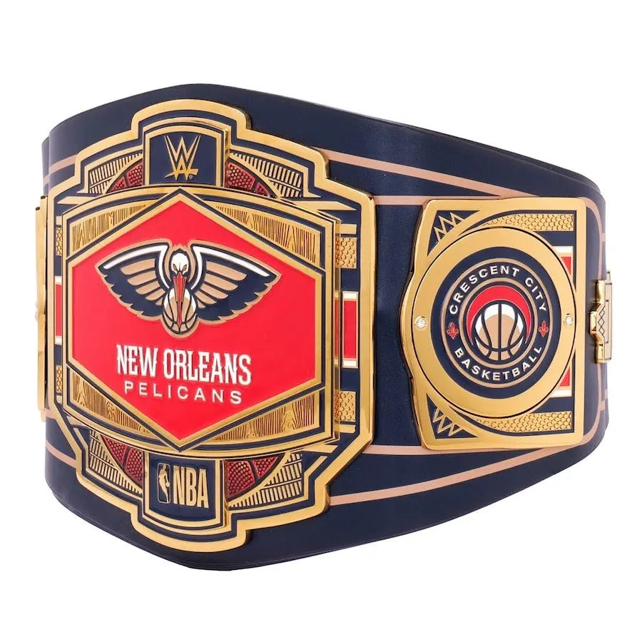 New Orleans Pelicans NBA Championship Belt Wrestling Title Belts