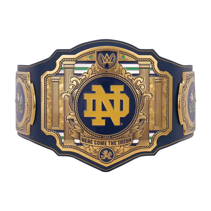 Notre Dame Fighting Irish WWE Legacy Title Belt Wrestling Title Belts