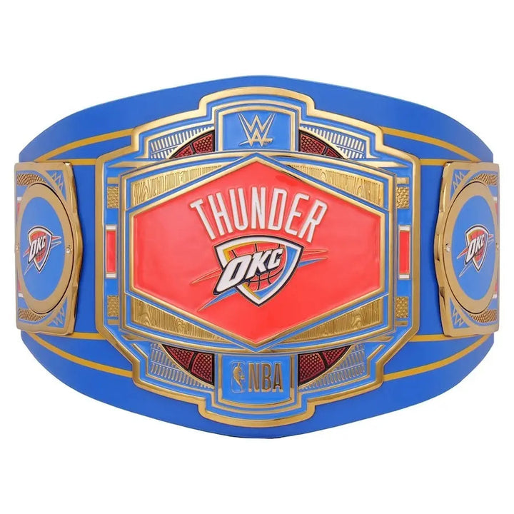 Oklahoma City Thunder NBA Championship Belt Wrestling Title Belts