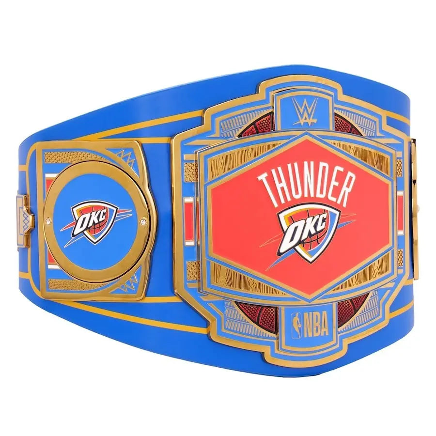 Oklahoma City Thunder NBA Championship Belt Wrestling Title Belts