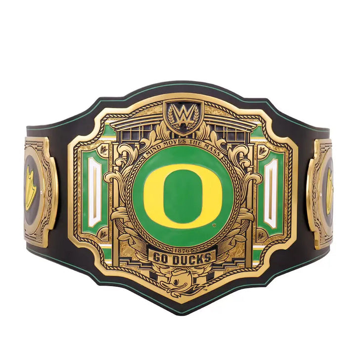 Oregon Ducks WWE Legacy Title Belt Wrestling Title Belts