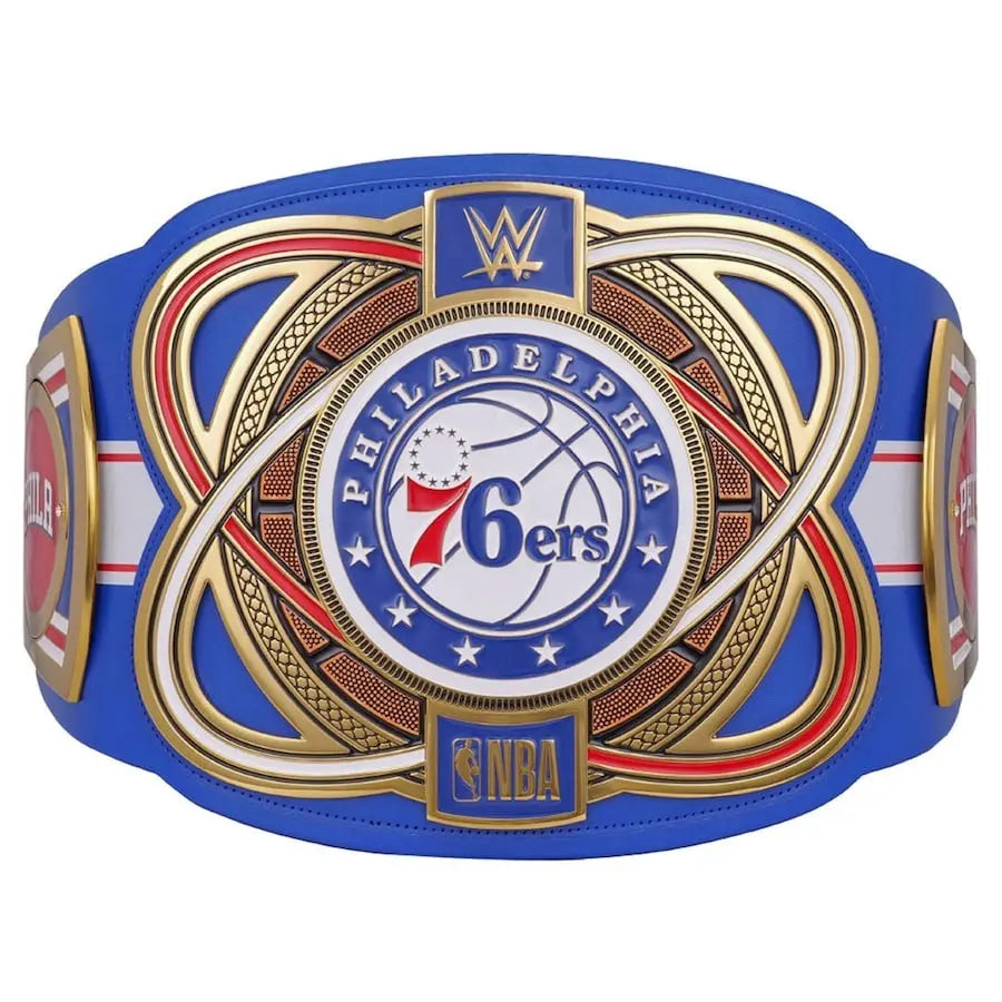 Philadelphia 76ers NBA Championship Belt Wrestling Title Belts