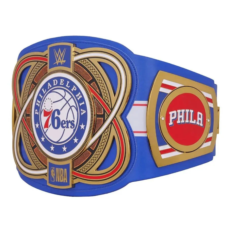 Philadelphia 76ers NBA Championship Belt Wrestling Title Belts