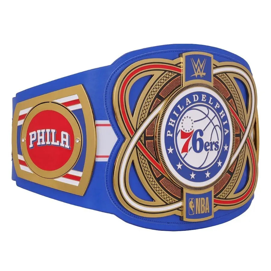 Philadelphia 76ers NBA Championship Belt Wrestling Title Belts