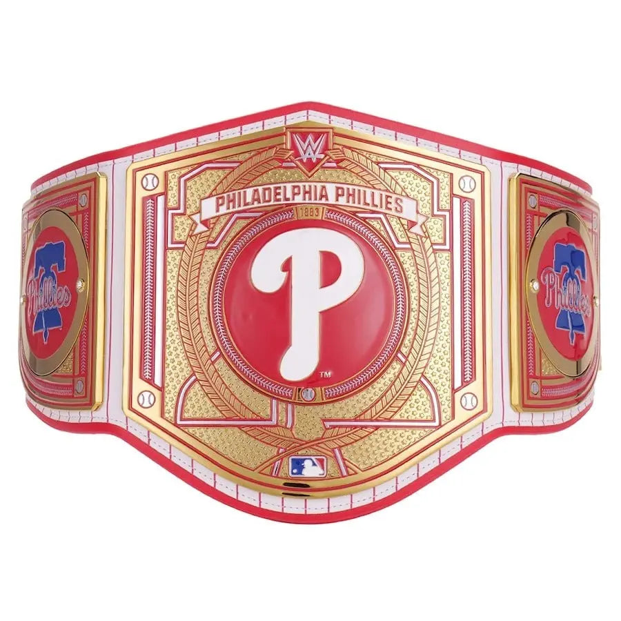 Philadelphia Phillies MLB Championship Belt Wrestling Title Belts