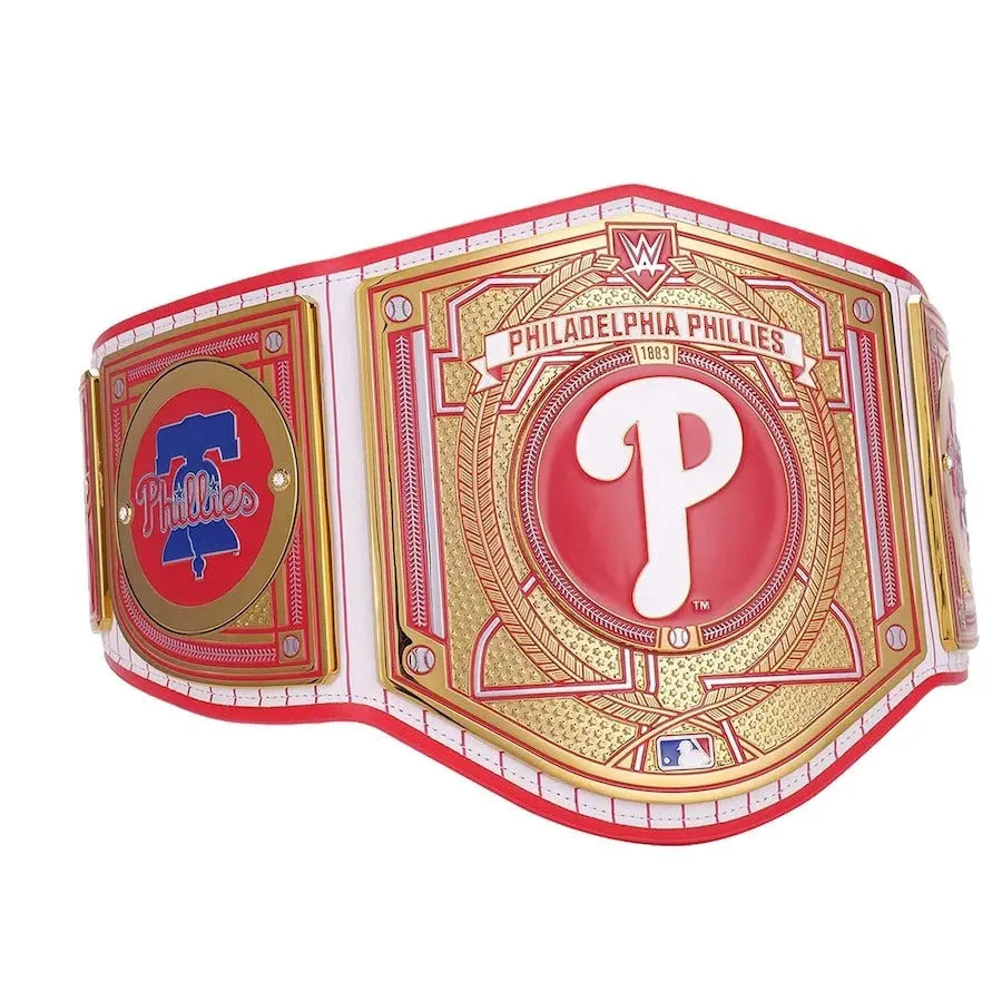 Philadelphia Phillies MLB Championship Belt Wrestling Title Belts