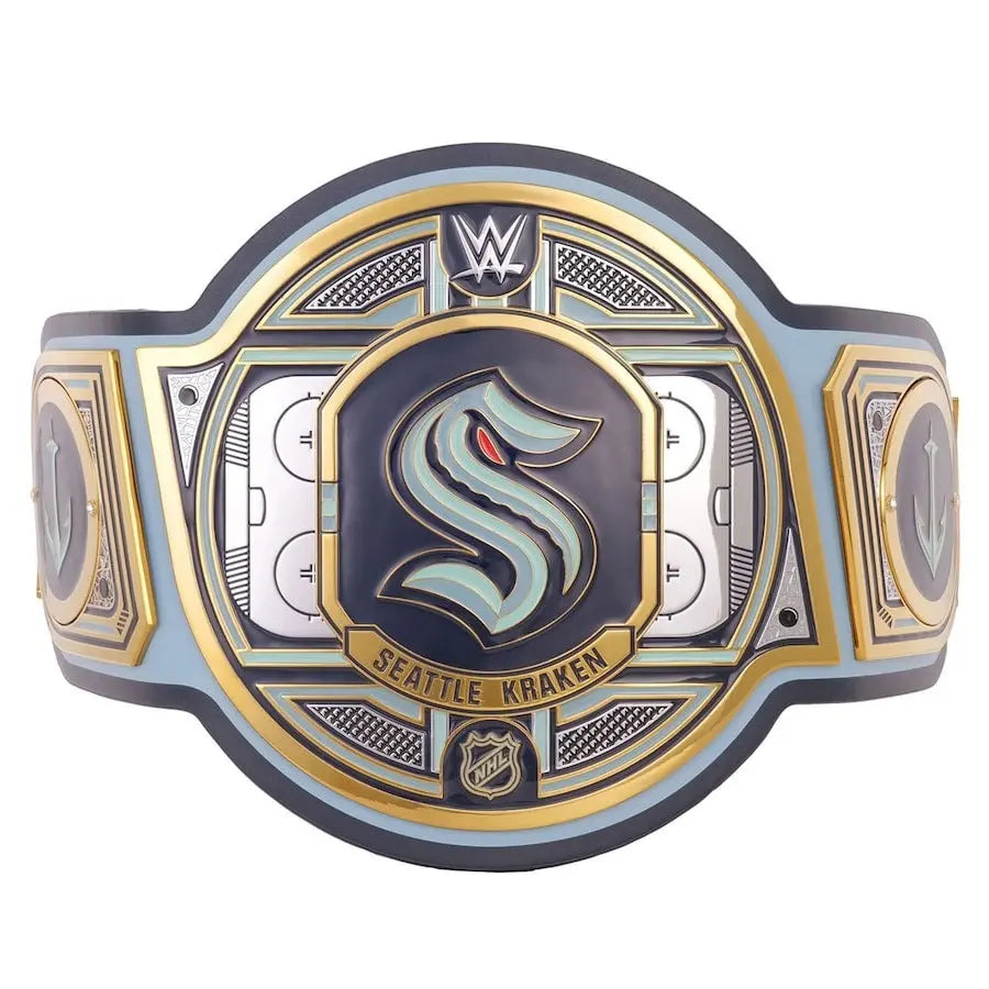 Seattle Kraken NHL Championship Belt Wrestling Title Belts