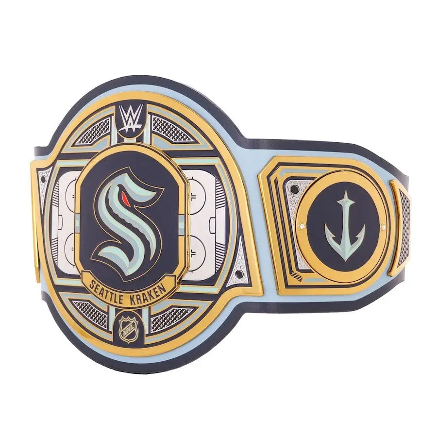 Seattle Kraken NHL Championship Belt Wrestling Title Belts