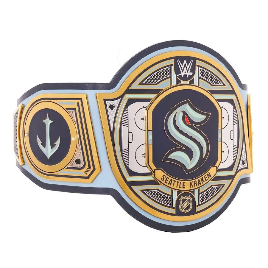 Seattle Kraken NHL Championship Belt Wrestling Title Belts