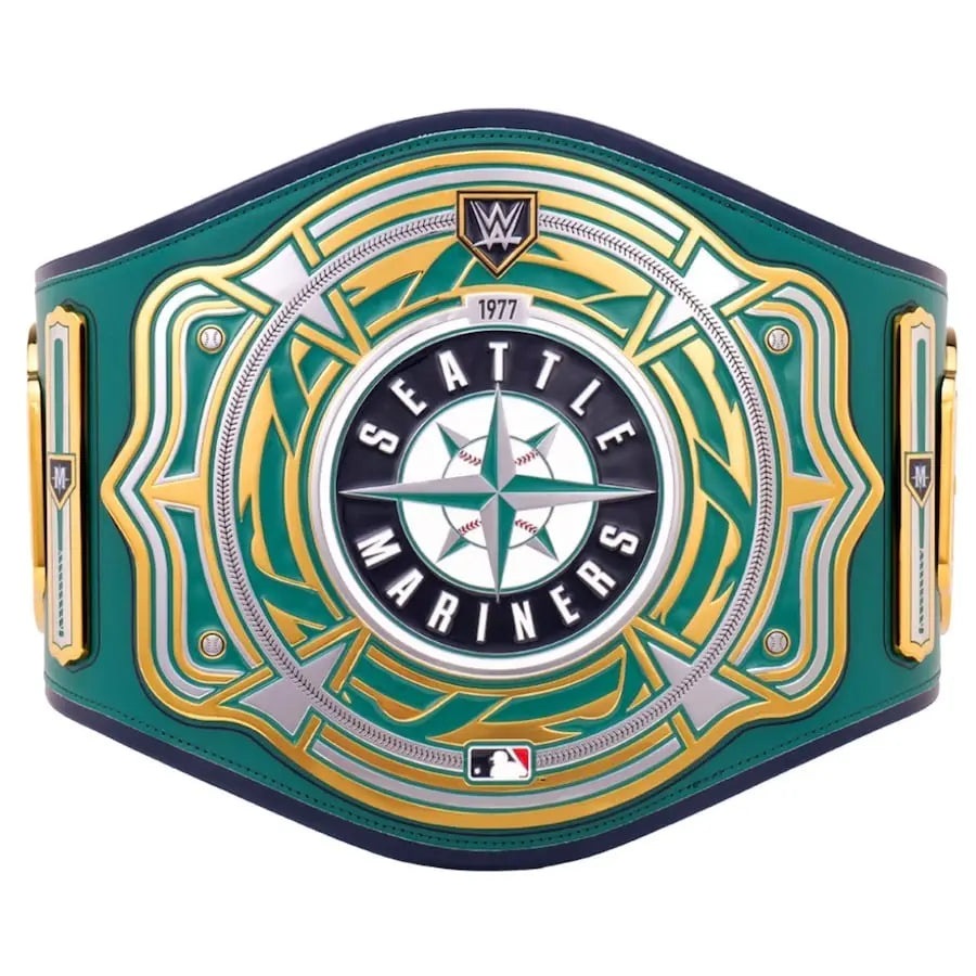 Seattle Mariners MLB Championship Belt Wrestling Title Belts