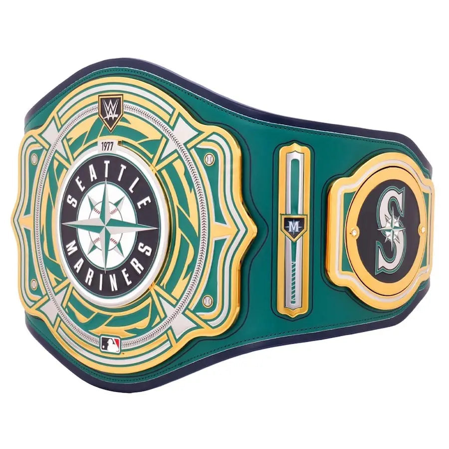 Seattle Mariners MLB Championship Belt Wrestling Title Belts