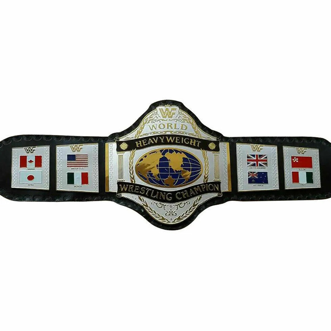 WWF HULK HOGAN 86 WORLD HEAVYWEIGHT WRESTLING CHAMPIONSHIP BELT REPLICA Wrestling Title Belts