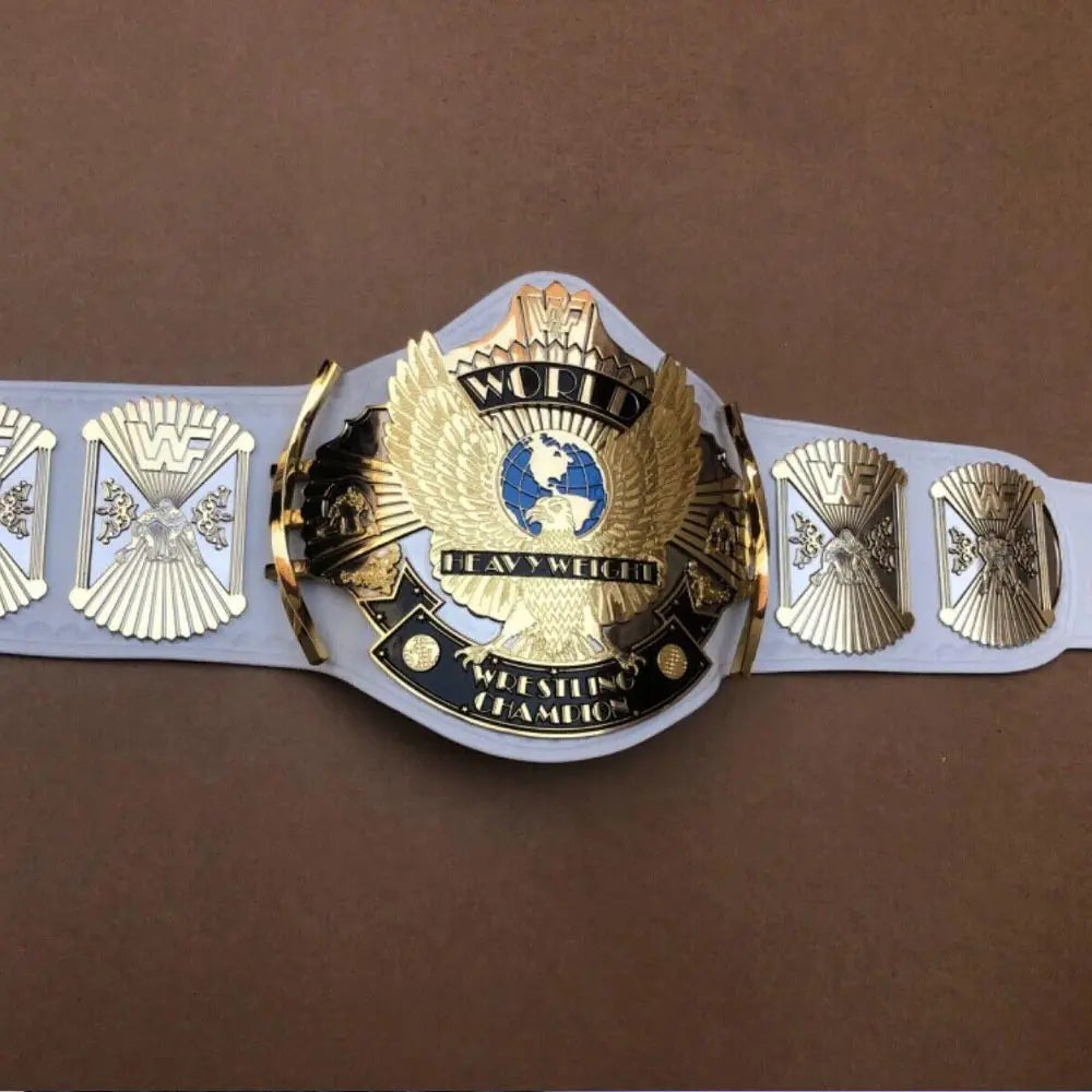 WHITE WINGED EAGLE DUAL PLATED CNC HD CHAMPIONSHIP BELT Wrestling Title Belts