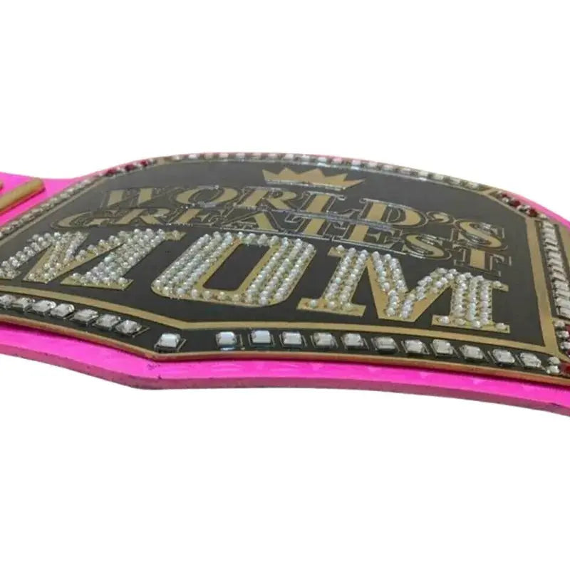 World’s Greatest Mom Wrestling Championship Belt Wrestling Title Belts