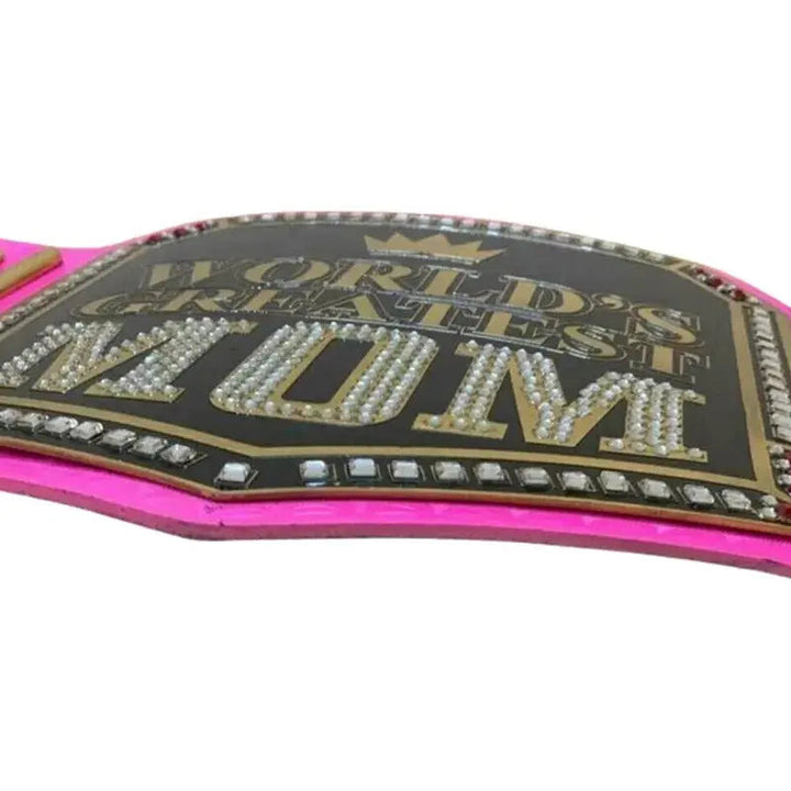 World’s Greatest Mom Wrestling Championship Belt Wrestling Title Belts