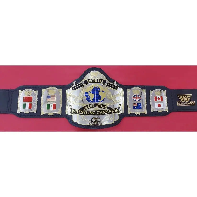 WWF Hulk Hogan '86 Wrestling Championship Wrestling Title Belts