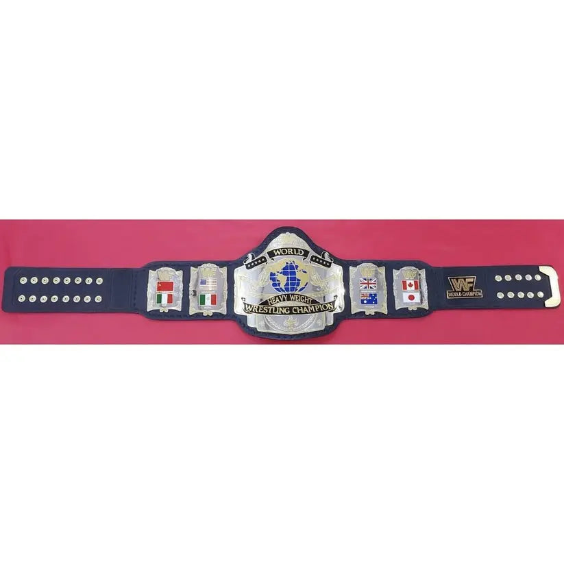 WWF Hulk Hogan '86 Wrestling Championship Wrestling Title Belts