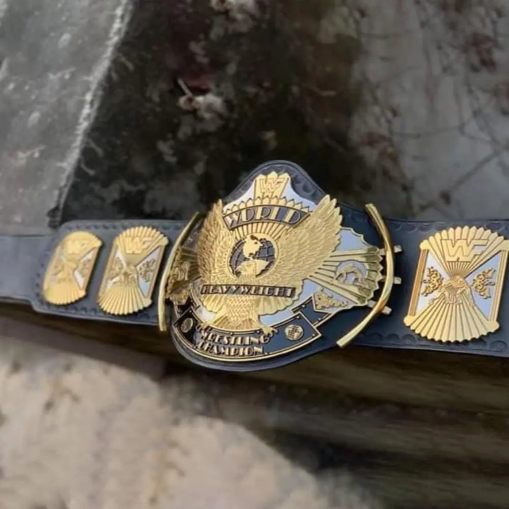 WWF WINGED EAGLE DUAL PLATED CNC HD CHAMPIONSHIP BELT Wrestling Title Belts