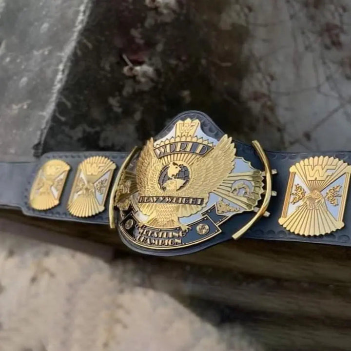 WWF WINGED EAGLE DUAL PLATED CNC HD CHAMPIONSHIP BELT Wrestling Title Belts