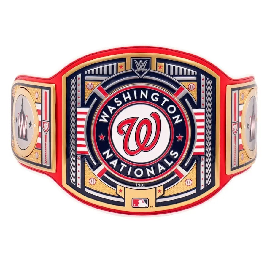 Washington Nationals MLB Championship Belt Wrestling Title Belts