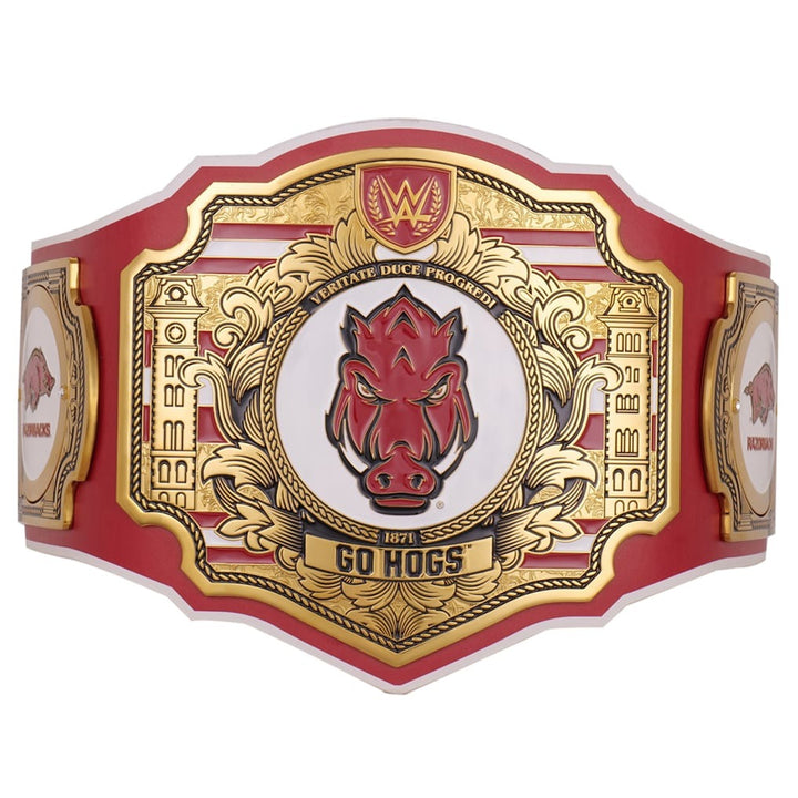 Arkansas Razorbacks WWE Legacy Title Belt Wrestling Title Belts
