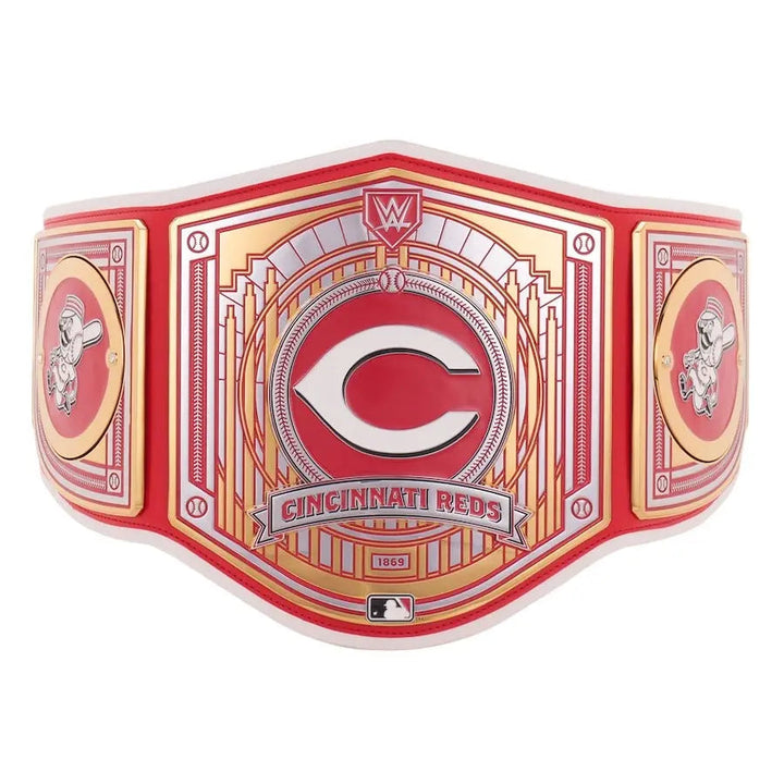 Cincinnati Reds WWE Legacy Championship Belt Wrestling Title Belts
