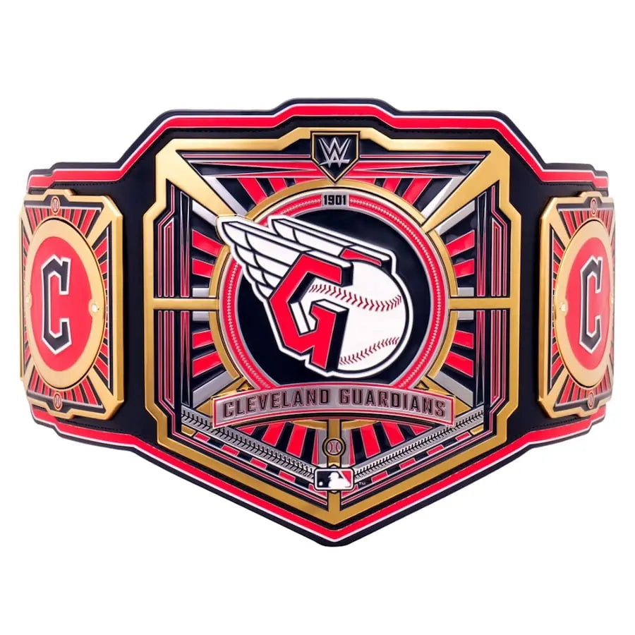 Cleveland Guardians WWE Legacy Title Wrestling Title Belts