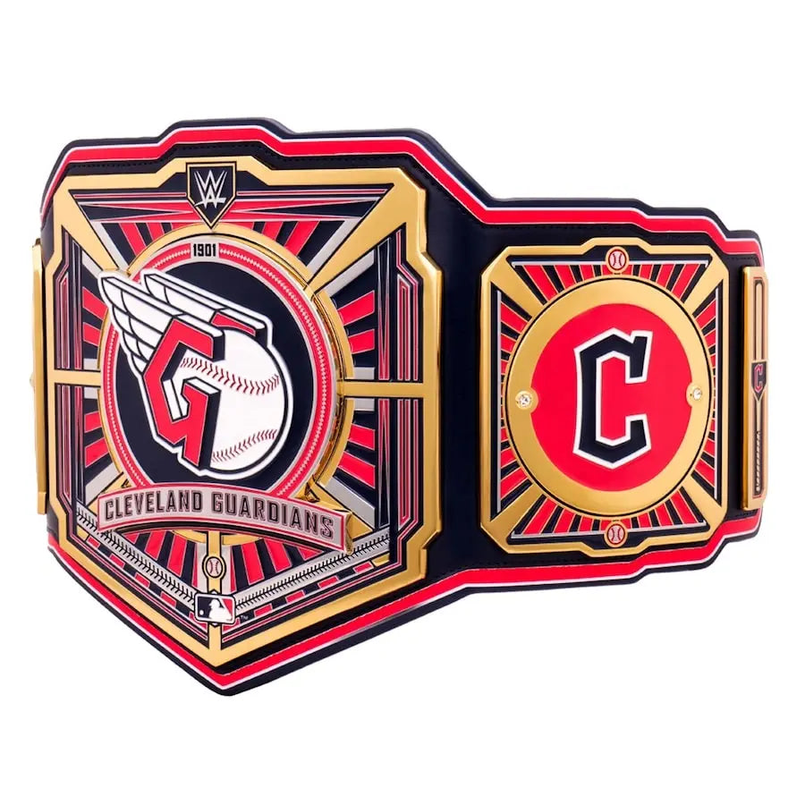 Cleveland Guardians WWE Legacy Title Wrestling Title Belts