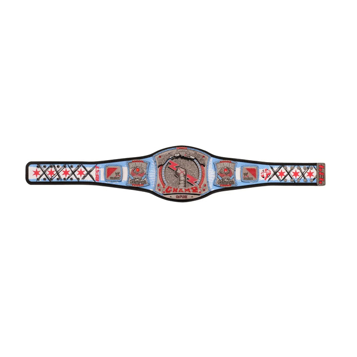 CM Punk 434-Day Record Signature Championship Wrestling Title Belts