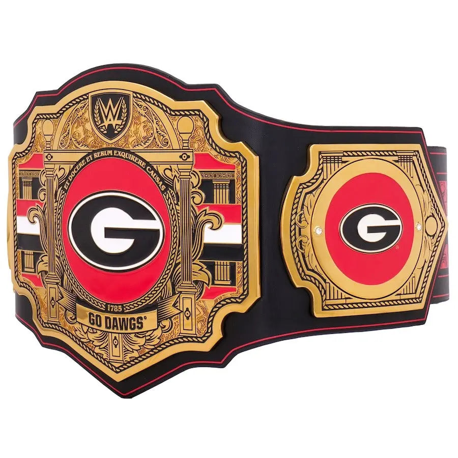 Georgia Bulldogs WWE Legacy Title Belt Wrestling Title Belts