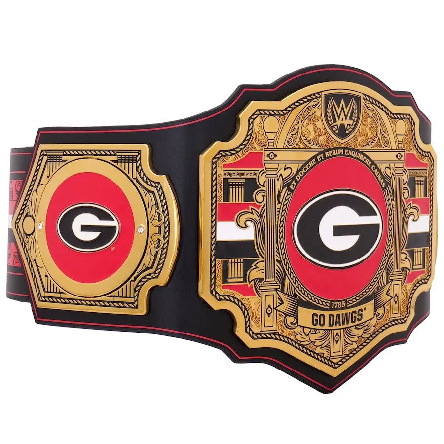 Georgia Bulldogs WWE Legacy Title Belt Wrestling Title Belts
