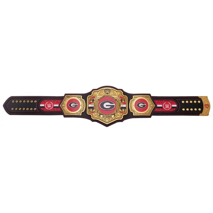 Georgia Bulldogs WWE Legacy Title Wrestling Title Belts