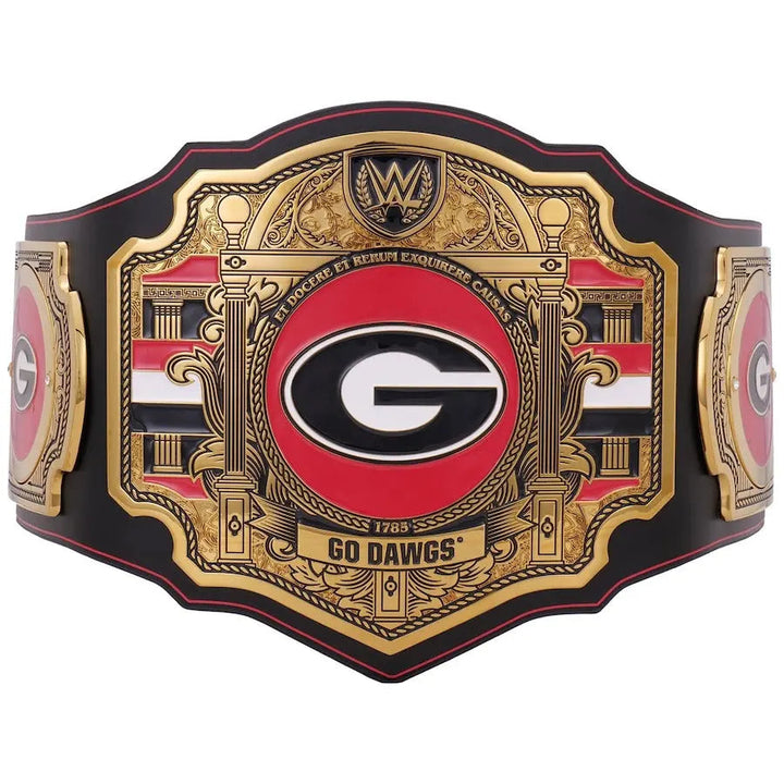 Georgia Bulldogs WWE Legacy Title Wrestling Title Belts