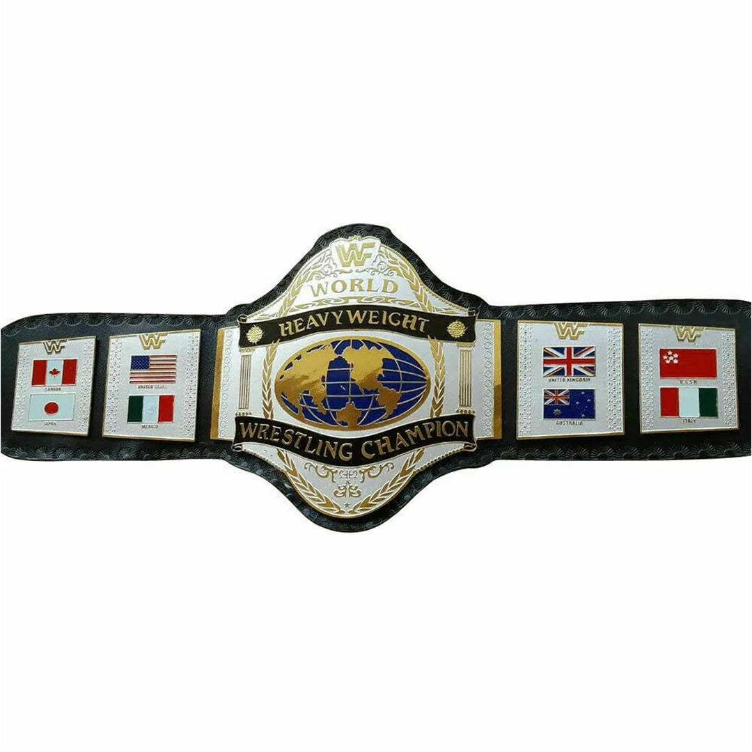 WWF HULK HOGAN 86 WORLD HEAVYWEIGHT WRESTLING CHAMPIONSHIP BELT REPLICA Wrestling Title Belts