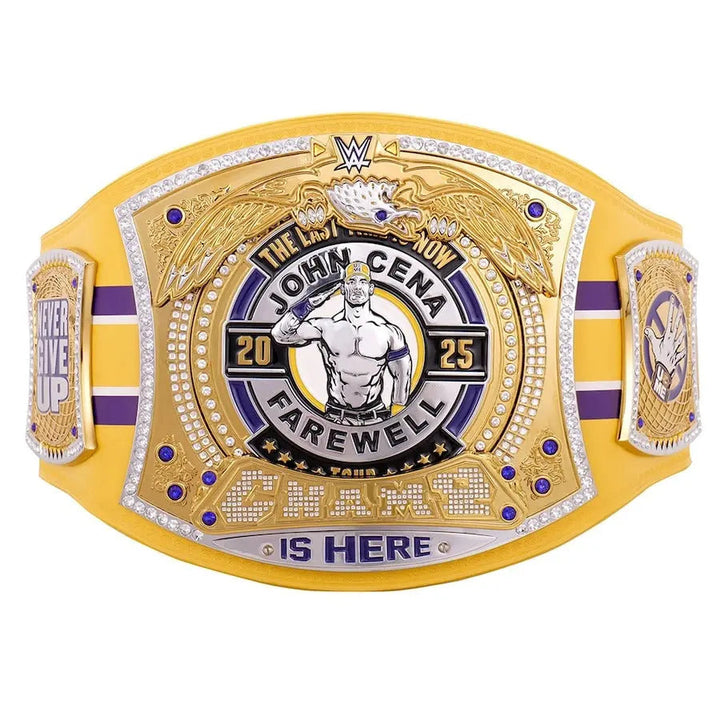 John Cena Farewell Tour 2025 Backpack Wrestling Title Belts