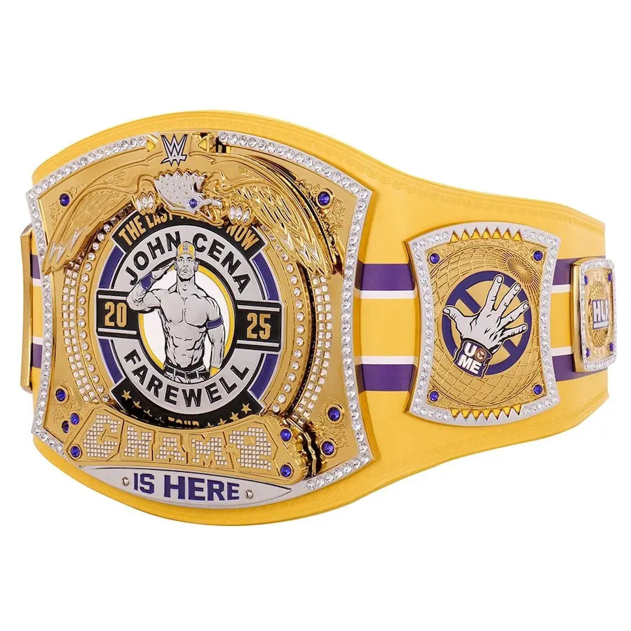 John Cena Farewell Tour 2025 Backpack Wrestling Title Belts