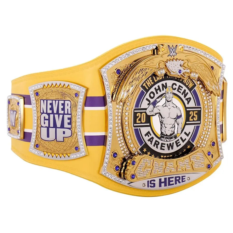 John Cena Farewell Tour 2025 Backpack Wrestling Title Belts