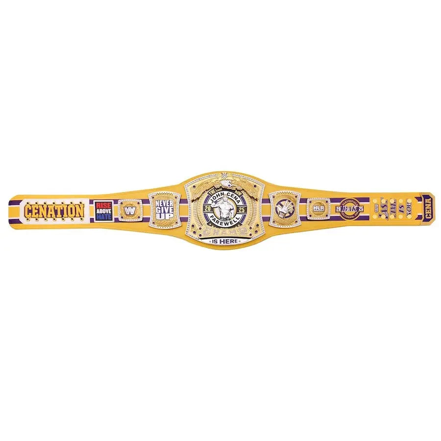 John Cena Farewell Tour 2025 Backpack Wrestling Title Belts