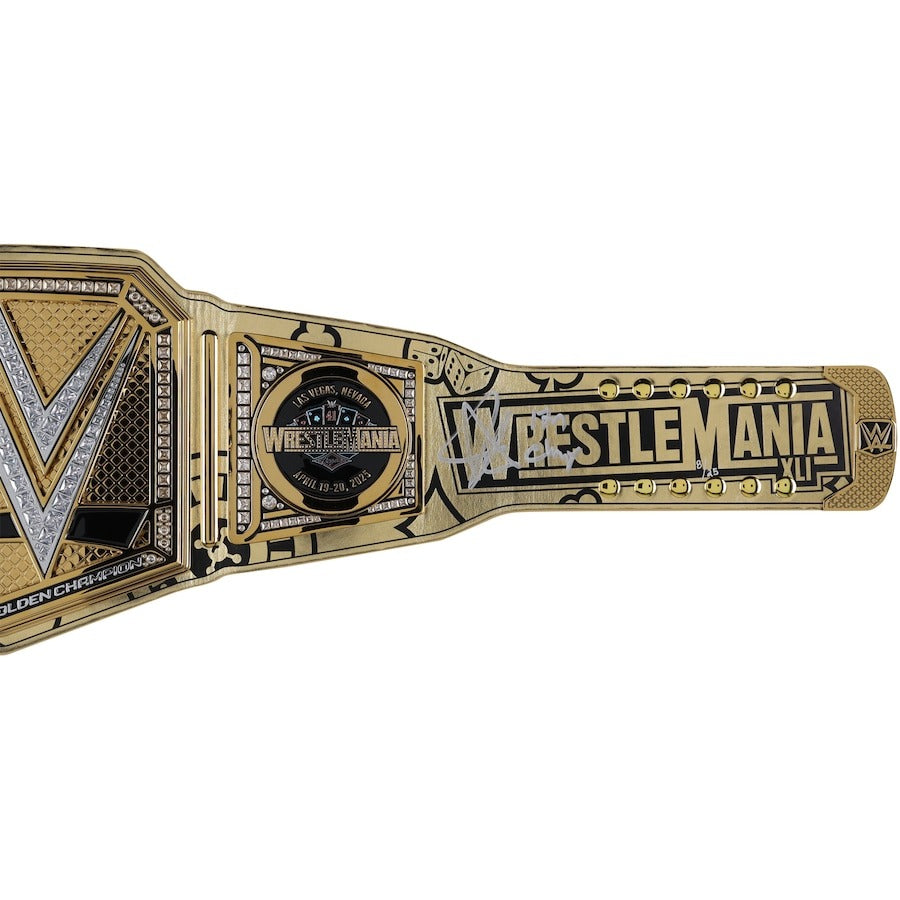 Roman Reigns WWE Autographed Tribal Chief Replica Championship Title Belt Wrestling Title Belts