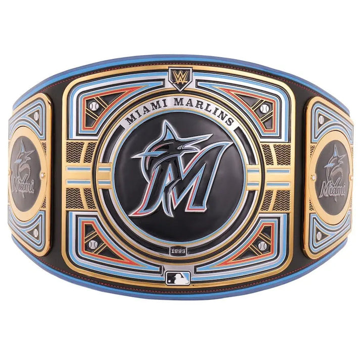 Miami Marlins WWE Legacy Title Belt Wrestling Title Belts
