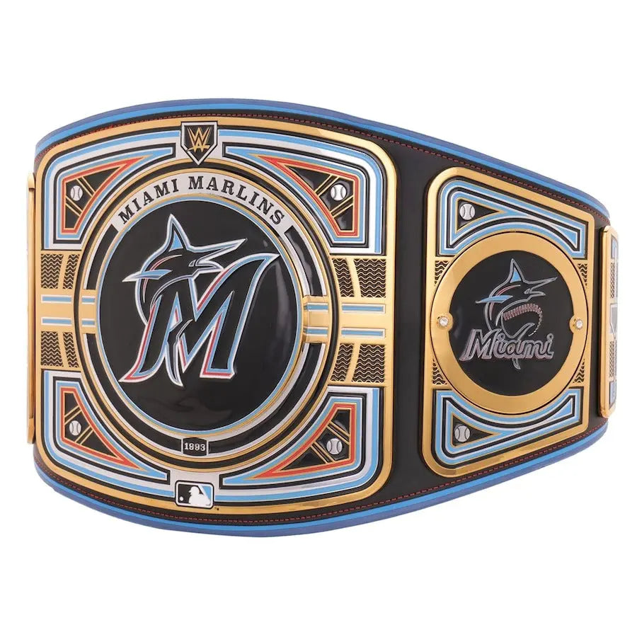 Miami Marlins WWE Legacy Title Belt Wrestling Title Belts